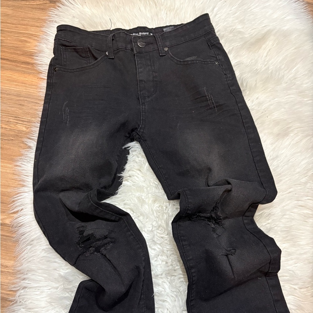 Boy’s Black Ripped Jeans